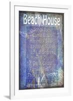 Beach House-LightBoxJournal-Framed Giclee Print