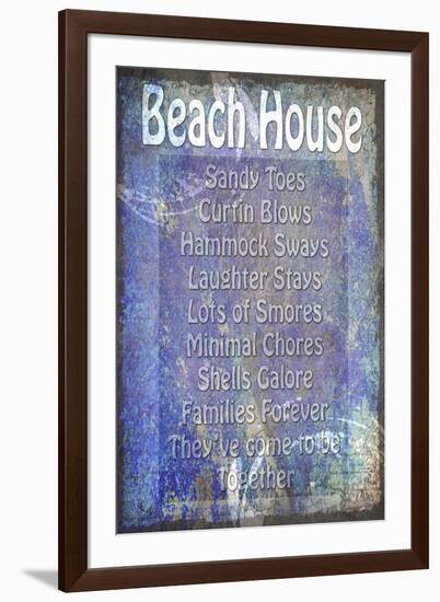 Beach House-LightBoxJournal-Framed Giclee Print