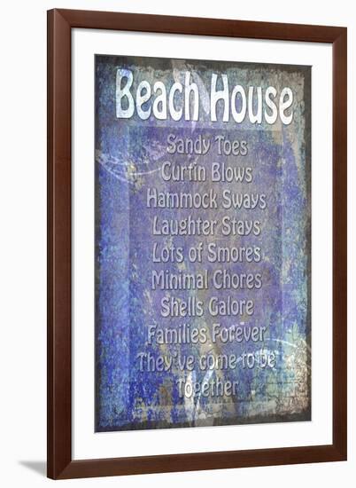 Beach House-LightBoxJournal-Framed Giclee Print