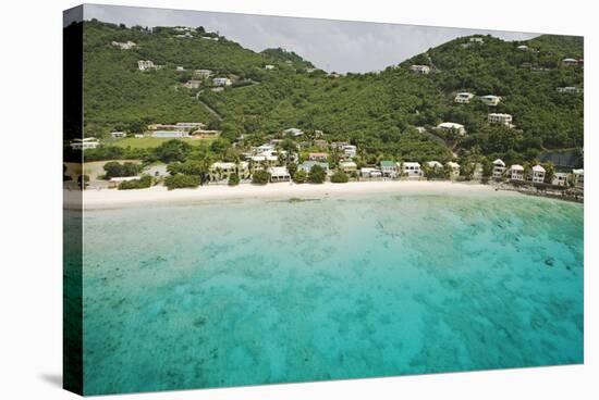 Beach Houses on North Shore of Tortola-Macduff Everton-Stretched Canvas