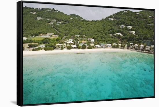 Beach Houses on North Shore of Tortola-Macduff Everton-Framed Stretched Canvas