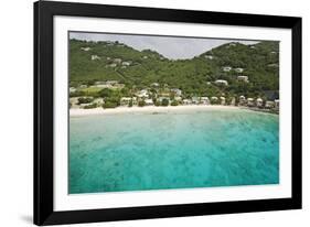 Beach Houses on North Shore of Tortola-Macduff Everton-Framed Photographic Print