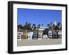 Beach Houses, Santa Monica, Los Angeles, California, United States of America, North America-Wendy Connett-Framed Photographic Print