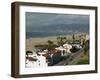 Beach Houses, Santa Monica State Beach Park, Santa Monica, Los Angeles, California-Walter Bibikow-Framed Photographic Print