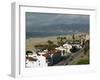 Beach Houses, Santa Monica State Beach Park, Santa Monica, Los Angeles, California-Walter Bibikow-Framed Photographic Print