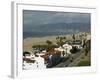 Beach Houses, Santa Monica State Beach Park, Santa Monica, Los Angeles, California-Walter Bibikow-Framed Photographic Print