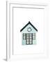 Beach Hut, 2014-Isobel Barber-Framed Giclee Print