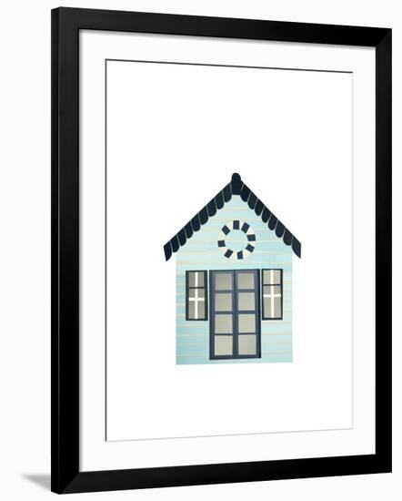 Beach Hut, 2014-Isobel Barber-Framed Giclee Print