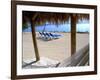 Beach Hut and Chairs, South Beach, Miami, Florida, USA-Terry Eggers-Framed Photographic Print