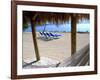 Beach Hut and Chairs, South Beach, Miami, Florida, USA-Terry Eggers-Framed Photographic Print