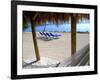 Beach Hut and Chairs, South Beach, Miami, Florida, USA-Terry Eggers-Framed Photographic Print