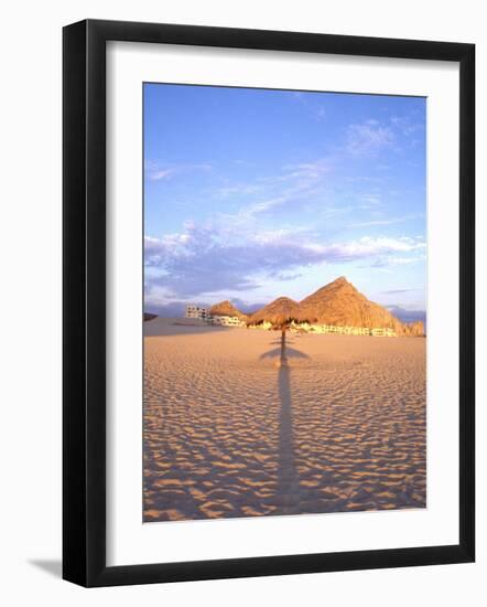 Beach Hut and Ocean, Cabo San Lucas, Mexico-Terry Eggers-Framed Photographic Print