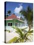 Beach Hut, Bavaro Beach, Punta Cana, Dominican Republic, West Indies, Caribbean, Central America-Frank Fell-Stretched Canvas