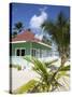 Beach Hut, Bavaro Beach, Punta Cana, Dominican Republic, West Indies, Caribbean, Central America-Frank Fell-Stretched Canvas