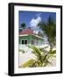 Beach Hut, Bavaro Beach, Punta Cana, Dominican Republic, West Indies, Caribbean, Central America-Frank Fell-Framed Photographic Print