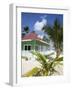 Beach Hut, Bavaro Beach, Punta Cana, Dominican Republic, West Indies, Caribbean, Central America-Frank Fell-Framed Photographic Print