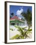 Beach Hut, Bavaro Beach, Punta Cana, Dominican Republic, West Indies, Caribbean, Central America-Frank Fell-Framed Photographic Print