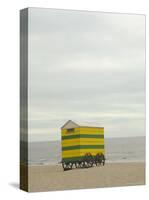 Beach Hut, Blankenberge, Belgium, Europe-James Emmerson-Stretched Canvas