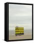 Beach Hut, Blankenberge, Belgium, Europe-James Emmerson-Framed Stretched Canvas