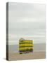 Beach Hut, Blankenberge, Belgium, Europe-James Emmerson-Stretched Canvas