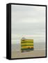 Beach Hut, Blankenberge, Belgium, Europe-James Emmerson-Framed Stretched Canvas