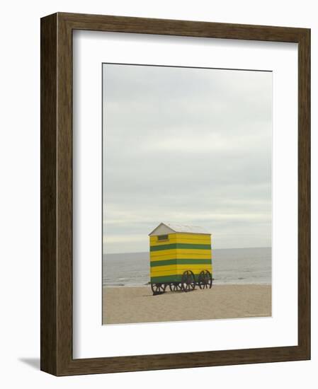 Beach Hut, Blankenberge, Belgium, Europe-James Emmerson-Framed Photographic Print