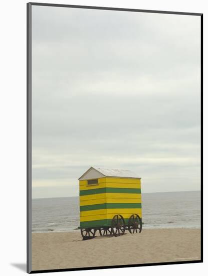 Beach Hut, Blankenberge, Belgium, Europe-James Emmerson-Mounted Photographic Print