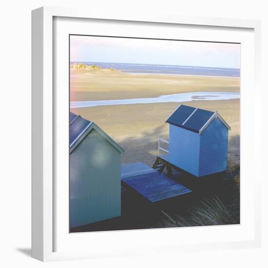 Beach Hut - Break-Bill Philip-Framed Giclee Print