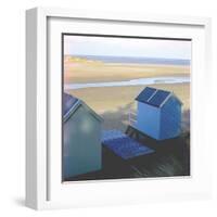 Beach Hut - Break-Bill Philip-Framed Giclee Print