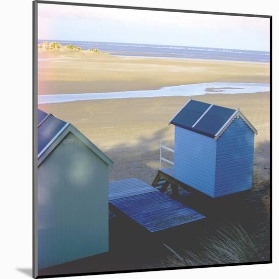 Beach Hut - Break-Bill Philip-Mounted Giclee Print