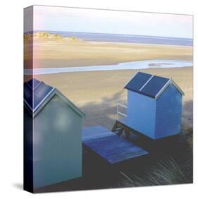 Beach Hut - Break-Bill Philip-Stretched Canvas