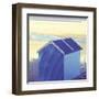 Beach Hut - Calm-Bill Philip-Framed Giclee Print