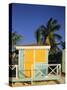 Beach Hut, Dickenson Bay, Antigua, Caribbean, West Indies-G Richardson-Stretched Canvas