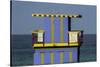 Beach Hut, Miami Beach, USA-Fran?oise Gaujour-Stretched Canvas