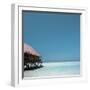 Beach Hut Over Shallow Water-null-Framed Photographic Print