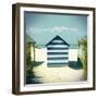 Beach Hut-Bill Philip-Framed Giclee Print