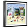 Beach Huts, 1991-Judy Joel-Framed Giclee Print