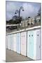 Beach Huts Along the Seafront, Lyme Regis, Dorset, UK-Natalie Tepper-Mounted Photo