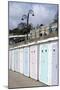 Beach Huts Along the Seafront, Lyme Regis, Dorset, UK-Natalie Tepper-Mounted Photo