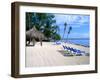 Beach Huts and Chairs, Florida Keys, Florida, USA-Terry Eggers-Framed Photographic Print