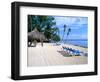 Beach Huts and Chairs, Florida Keys, Florida, USA-Terry Eggers-Framed Photographic Print