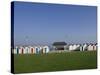 Beach Huts and Promenade Shelter, Paignton, Devon, England, United Kingdom, Europe-James Emmerson-Stretched Canvas