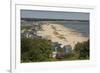 Beach Huts and Sand Dunes on Mudeford Spit at Hengistbury Head-Roy Rainford-Framed Photographic Print