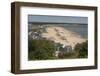 Beach Huts and Sand Dunes on Mudeford Spit at Hengistbury Head-Roy Rainford-Framed Photographic Print