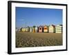 Beach Huts at Brighton Beach, Melbourne, Victoria, Australia-Richard Nebesky-Framed Photographic Print