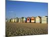 Beach Huts at Brighton Beach, Melbourne, Victoria, Australia-Richard Nebesky-Mounted Photographic Print