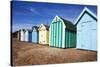 Beach Huts at Felixstowe, Suffolk, England, United Kingdom, Europe-Mark Sunderland-Stretched Canvas