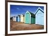 Beach Huts at Felixstowe, Suffolk, England, United Kingdom, Europe-Mark Sunderland-Framed Photographic Print