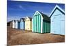 Beach Huts at Felixstowe, Suffolk, England, United Kingdom, Europe-Mark Sunderland-Mounted Photographic Print