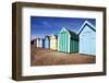 Beach Huts at Felixstowe, Suffolk, England, United Kingdom, Europe-Mark Sunderland-Framed Photographic Print